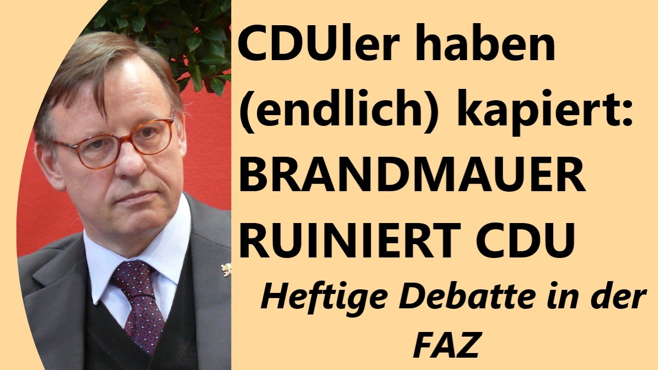 Interne Revolte: Zerbricht die CDU-Brandmauer jetzt von unten?