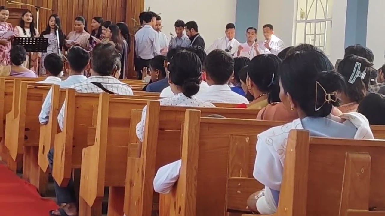 Umkiang youth choirs at wahiajer church 26/10/2025