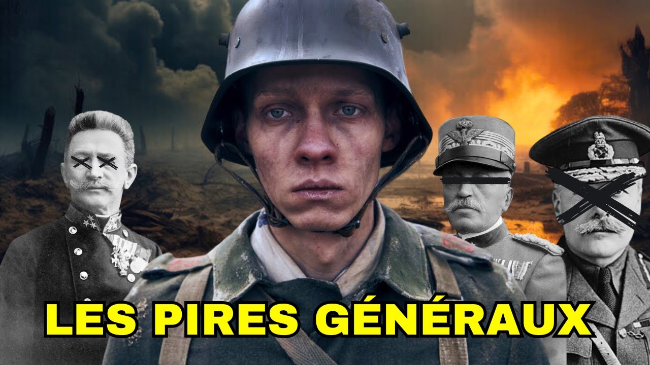 Les PIRES Généraux de la Première Guerre Mondiale (Pt.1)