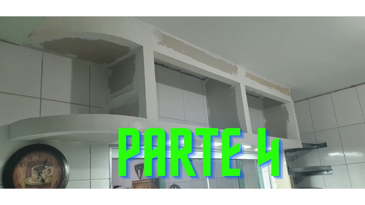 ARMÁRIO DE COZINHA DRYWALL - PARTE 4