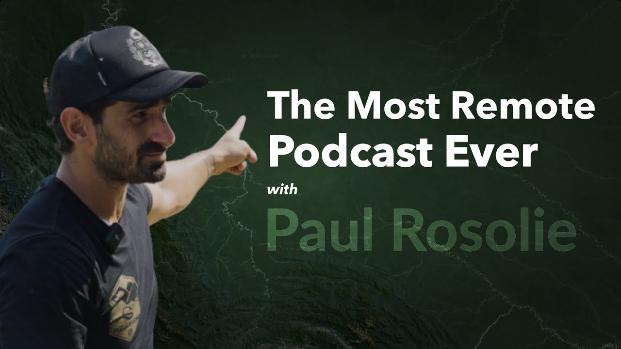 The most remote podcast ever: Interview with Paul Rosolie in the middle of the Amazon