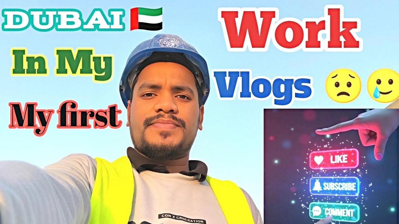Dubai🇦🇪  worker 👷 life😨 || My first working vlogs🥲😟 || pure Raihan vlogs || Dubai life 