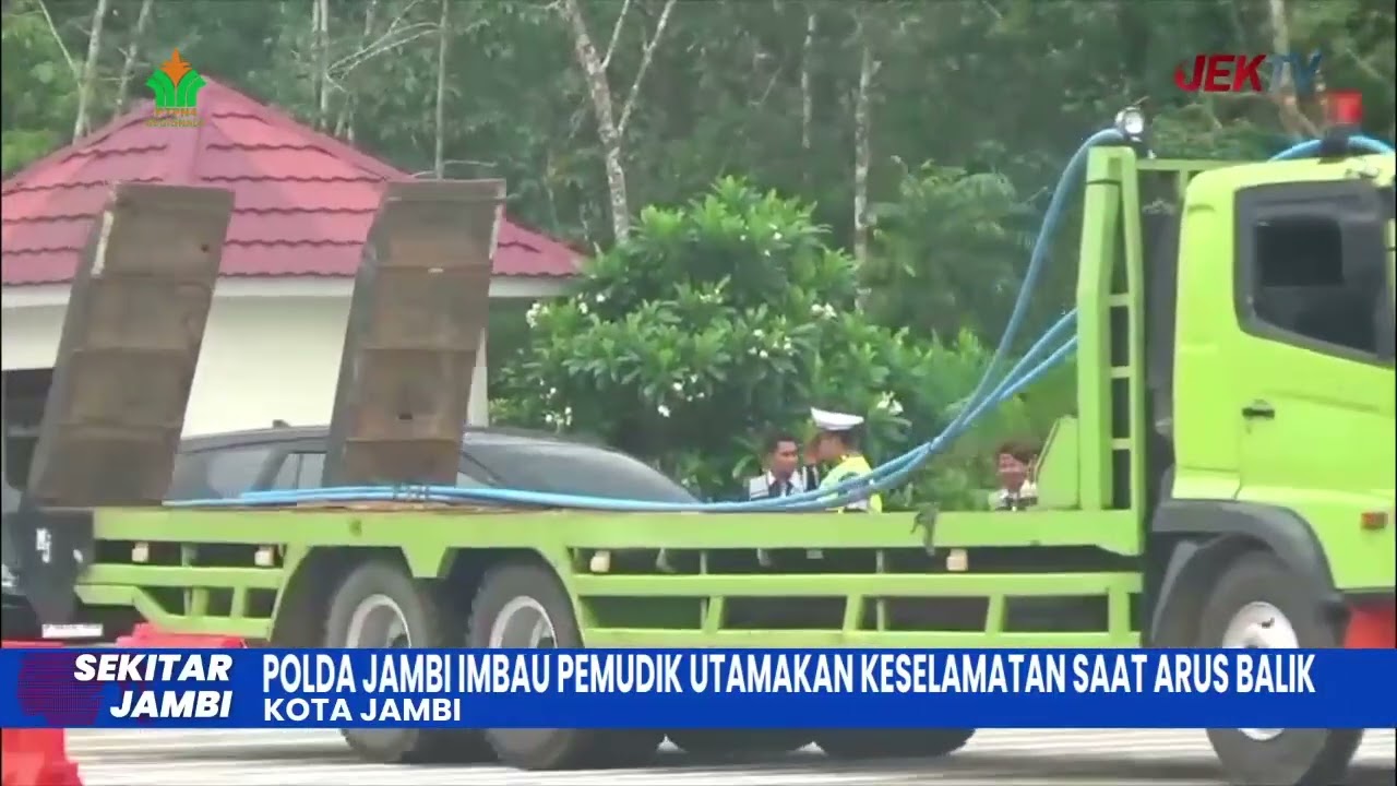 POLDA JAMBI IMBAU PEMUDIK UTAMAKAN KESELAMATAN SAAT ARUS BALIK