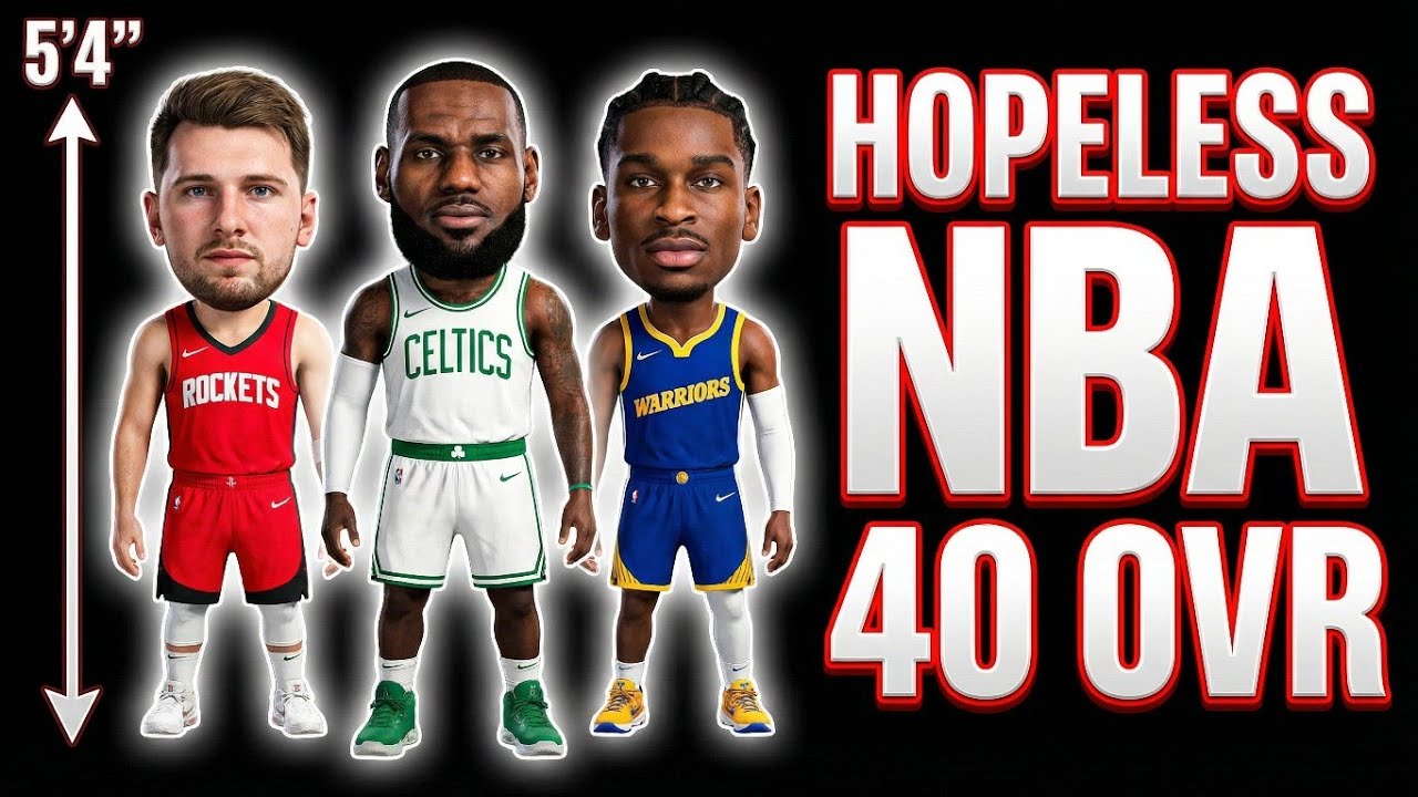 Я создал лигу в NBA2K26 для игроков ростом 163 см и с рейтингом 40, и она сломала всё.