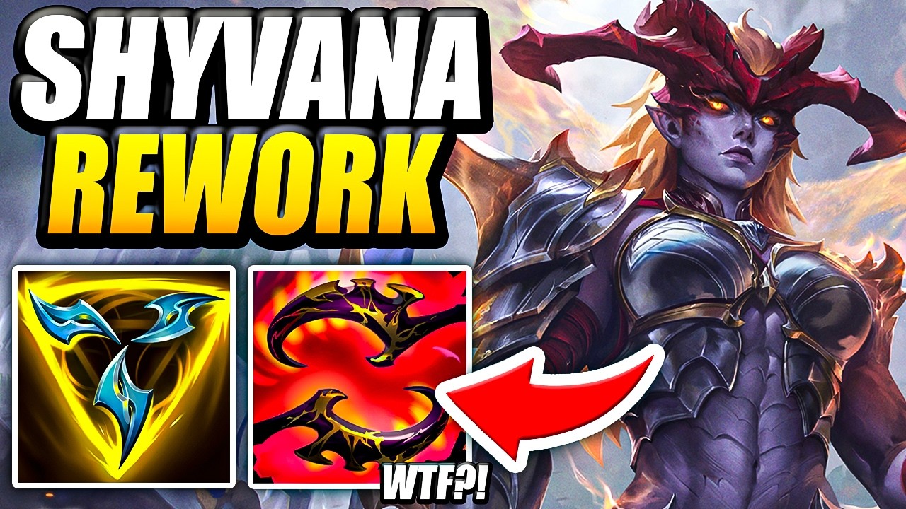 😱 EL NUEVO REWORK DE SHYVANA ES UNA LOCURA 🔥 HABILIDADES, BUILDS, RUNAS Y MUCHO MÁS ✅
