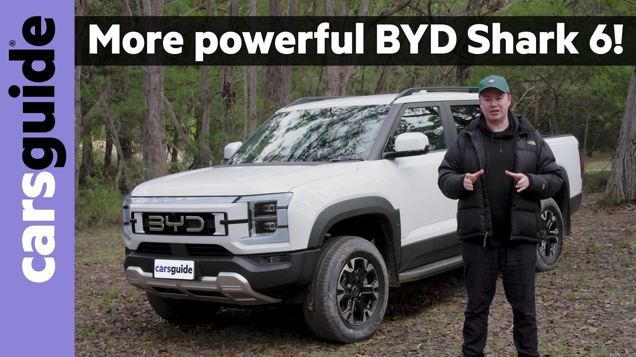 Обзор BYD Shark 6 Performance 2026 в Австралии: гибридный полноприводный пикап мощнее, чем GWM Ca...