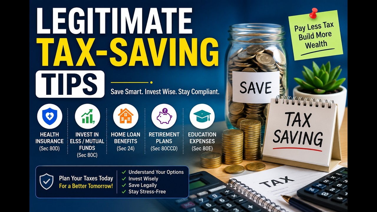 LEGITIMATE TAX-SAVING TIPS