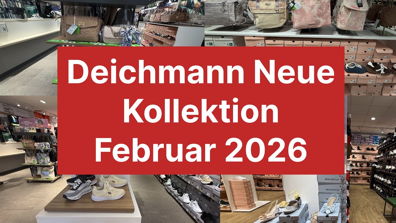 Новая коллекция Deichmann, февраль 2026 года.