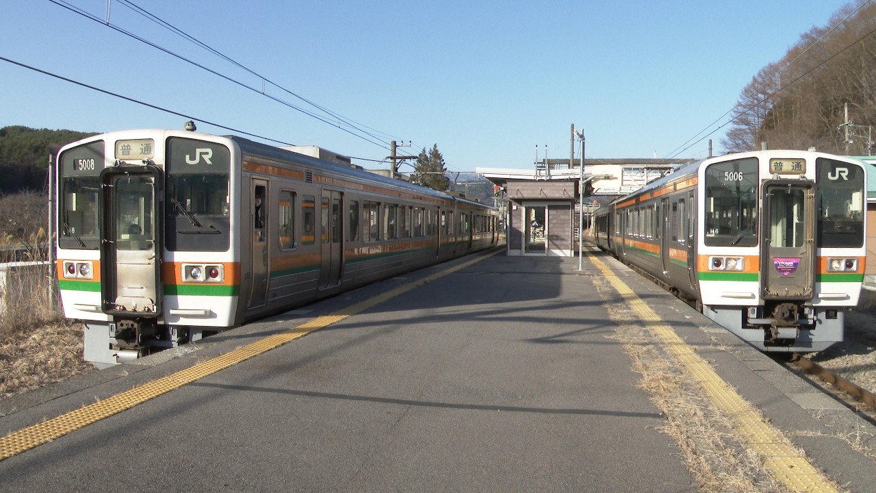 【4K  60P】213系さよならHM付H6編成　H8編成列車交換シーン