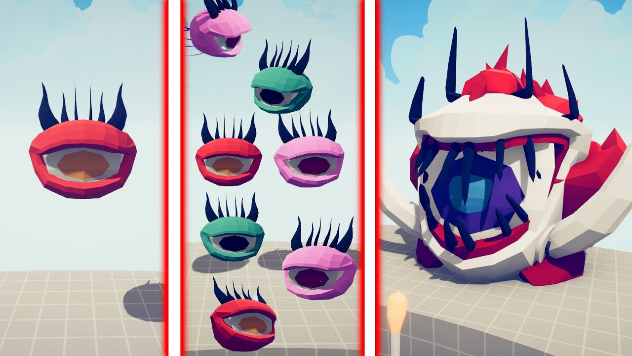 EVOLUTION OF EYES GIANT | Totally Accurate Battle Simulator TABS
