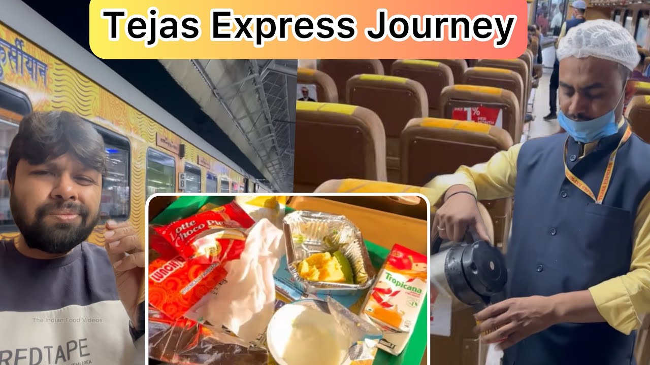 Tejas Express Train Experience | Ahmedabad to Surat | Breakfast Food Review #trains