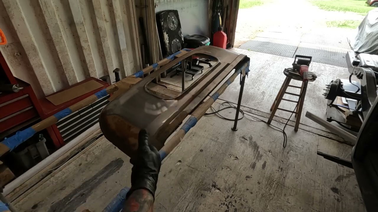 1941 Chevy Truck Restomod, Surface conditioning tool, the back panel (I wish I had this tool sooner)