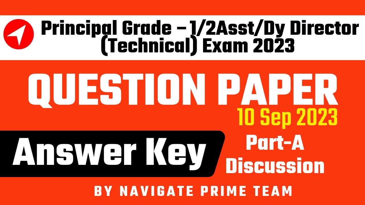 MP GK & ICT MPPSC Principal Grade I & II Deputy/Asst Director Paper Discussion