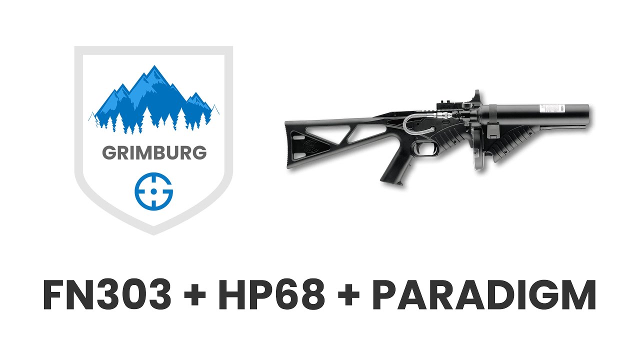 FN303 Shooting Old HP68 with a Paradigm Tactical Barrel and EOTech Reticle