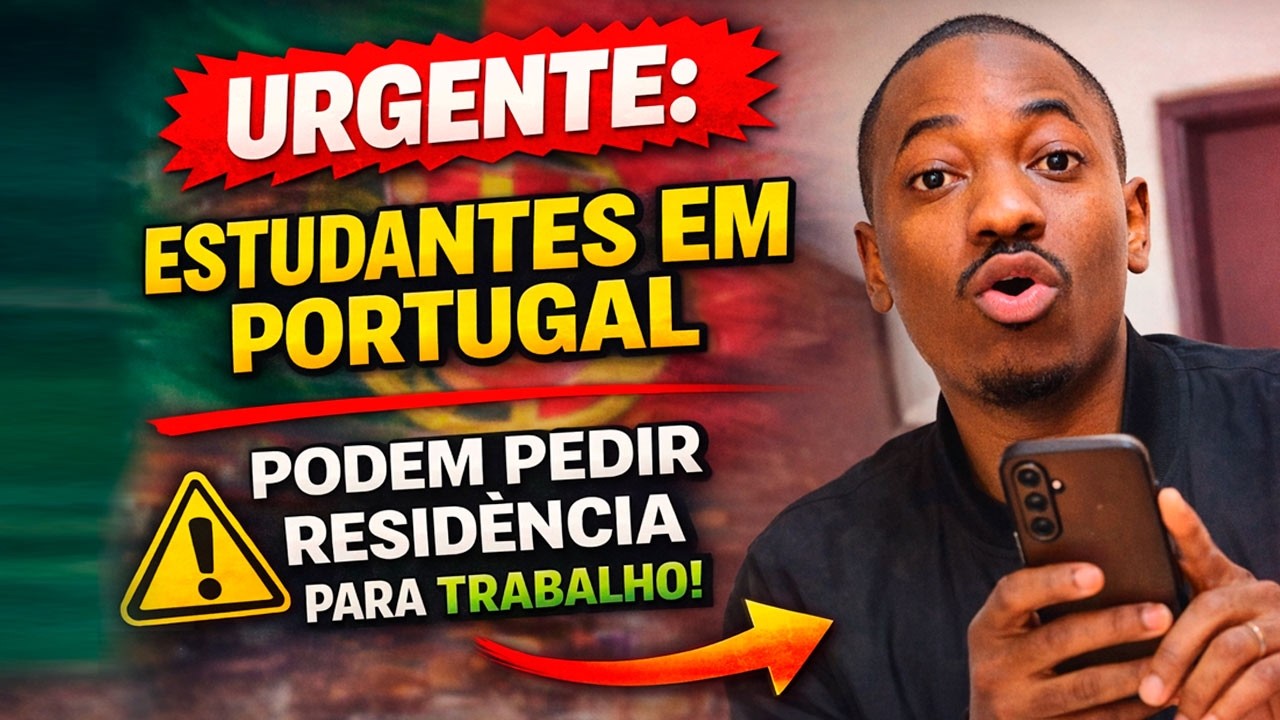 URGENTE: Estudantes em Portugal já podem pedir residência para trabalho — após desistir do curso!