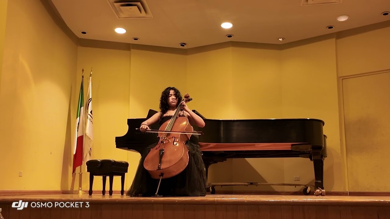 Cello Suite No. 2 in D minor Prelude - Cello Luna Corina Diaz Cruz