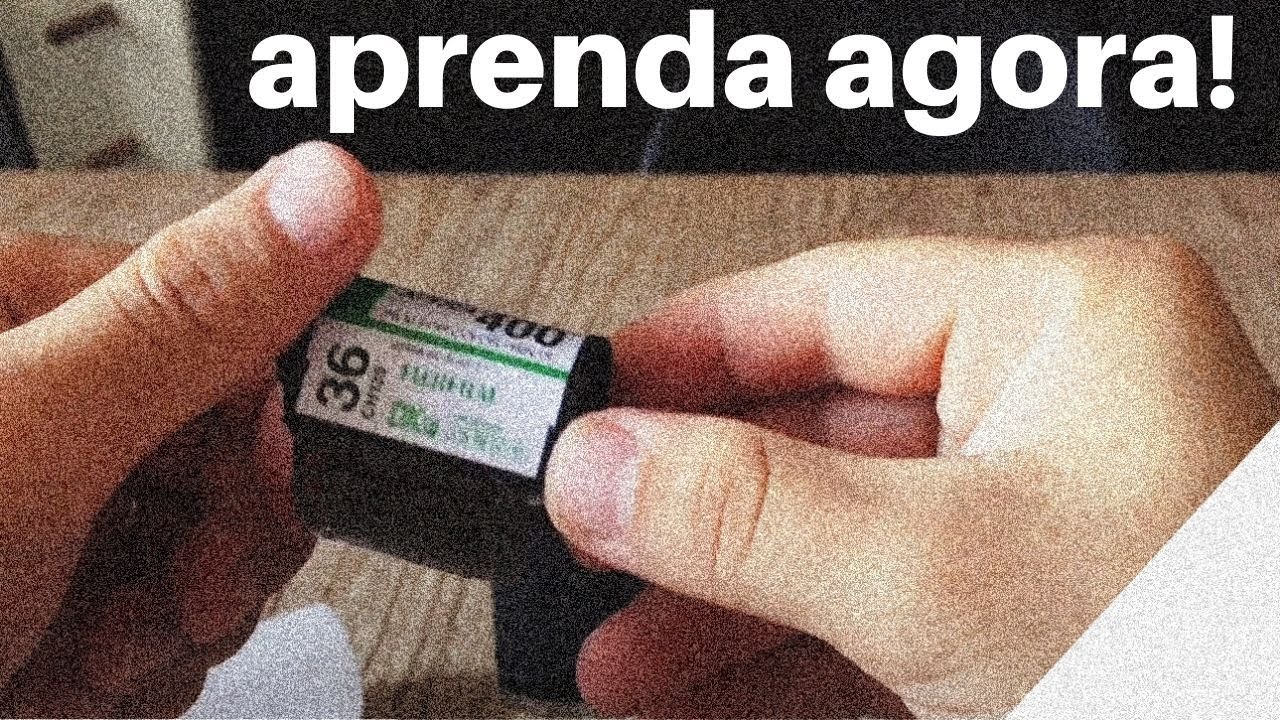 Como colocar FILME  na sua c&acirc;mera ANAL&Oacute;GICA