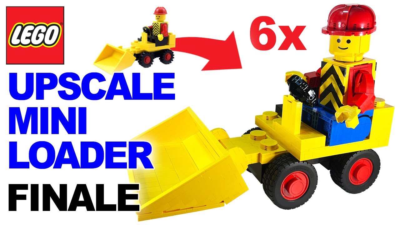 Upscale Lego Mini Loader is FINISHED - Part 6 of construction set #607