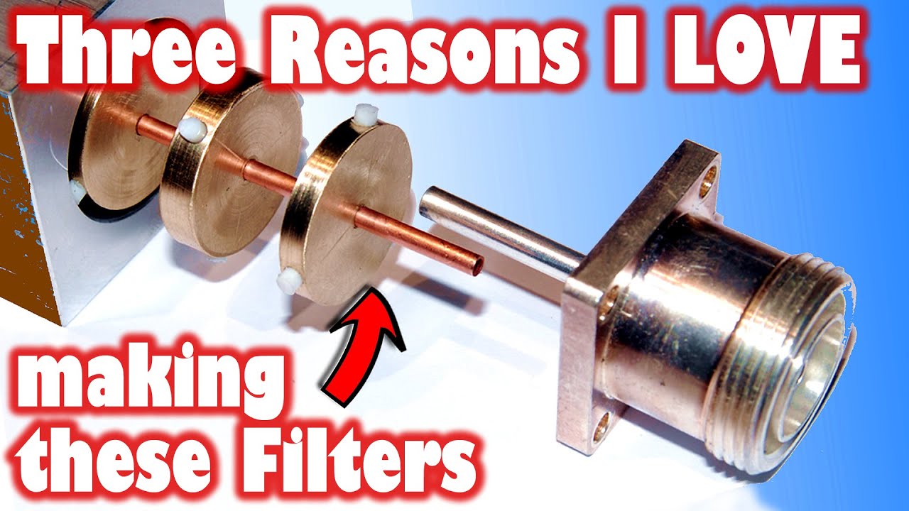 The 3 Best Things about making GHz Coaxial Filters - Design and Machining part 2