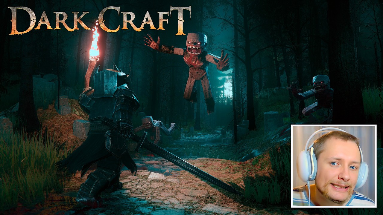 Dark Craft Обзор на новую Бесплатную ММОРПГ клон Minecraftа в духе ELDEN RING!