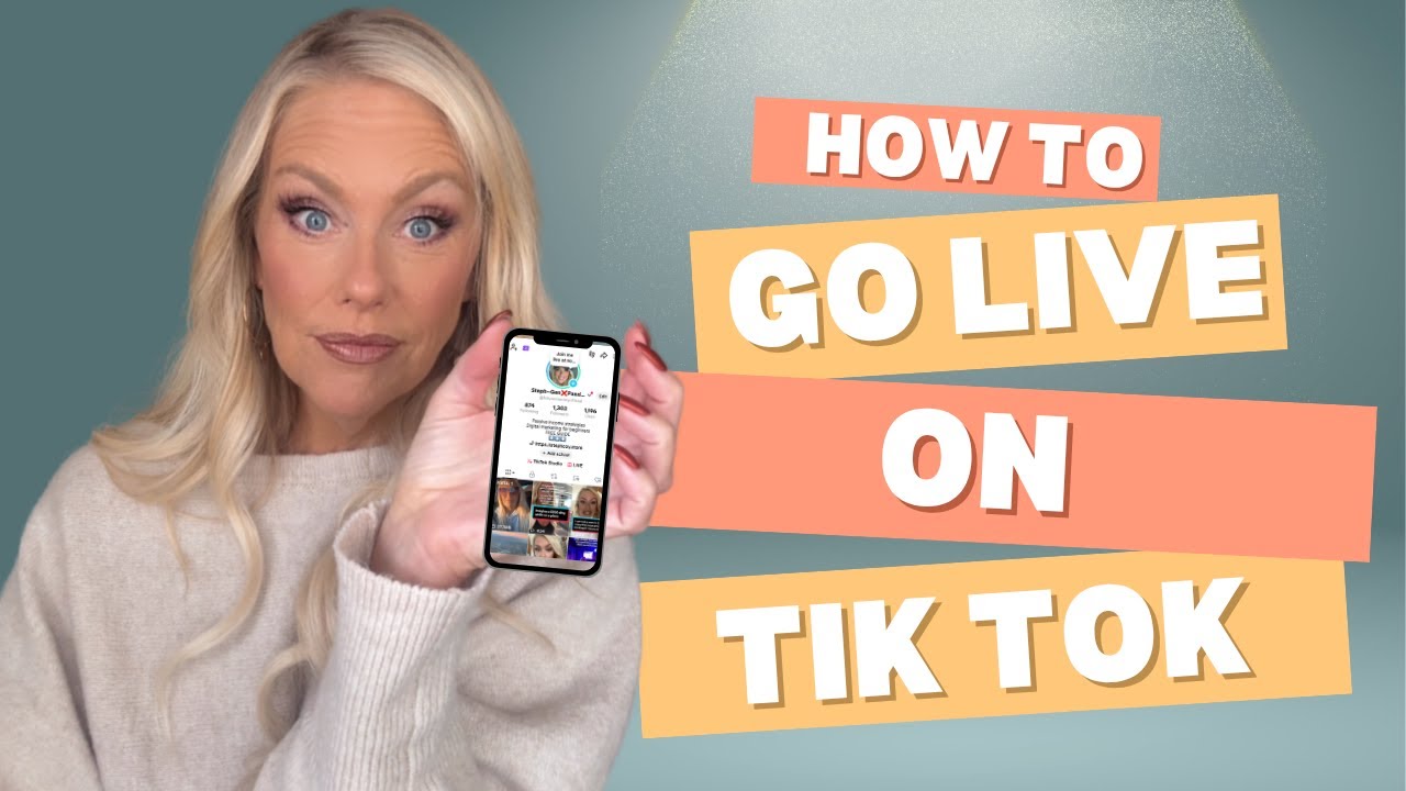 How to Host a Tik Tok Live and Promote Digital Products