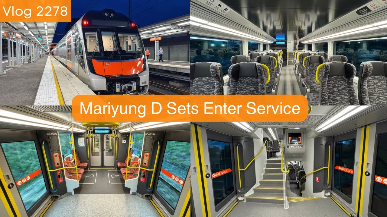 Видеоблог Sydney Trains 2278: наборы Mariyung D начинают работу