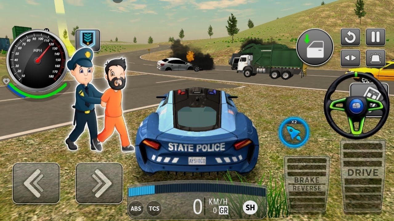 Ultimate Police Chase Simulator 3D | AndroidPolice Car Mission Gameplay | High Speed Chase