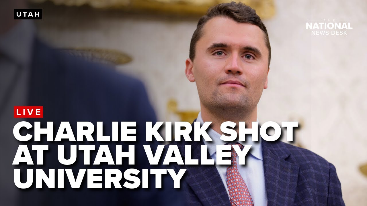 Charlie Kirk shot at Utah Valley University