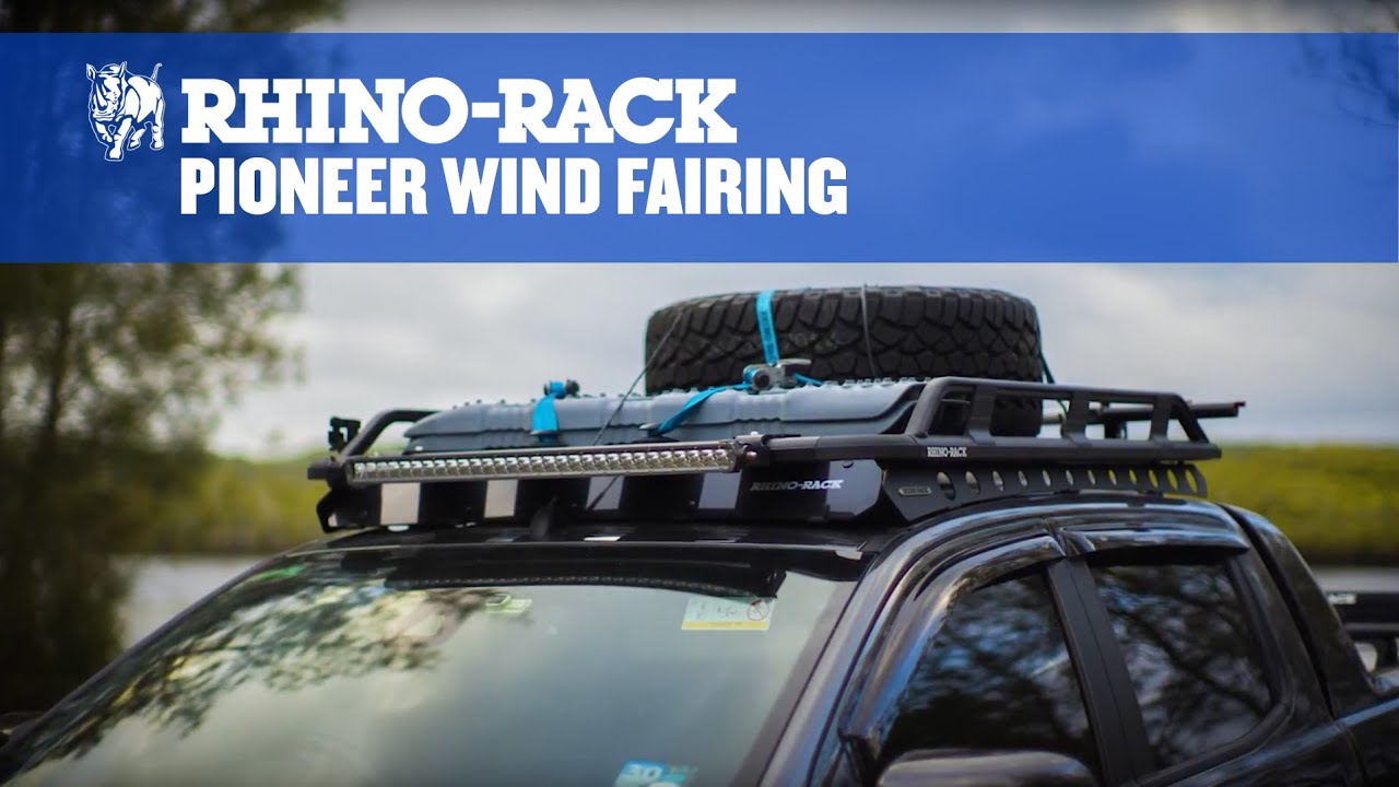 Rhino-Rack | Pioneer Platform 4 Series, Pioneer Tradie and Pioneer Tray Wind Fairing
