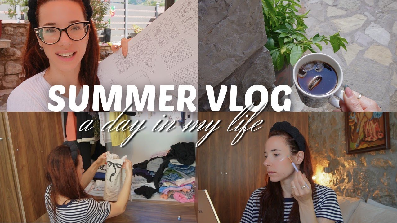 SUMMER VLOG ☀️ day in my life, make up routine, new hobby | Jane Pap