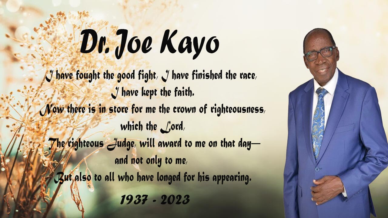 Day of the Burial Apostle Dr. Joe Kayo