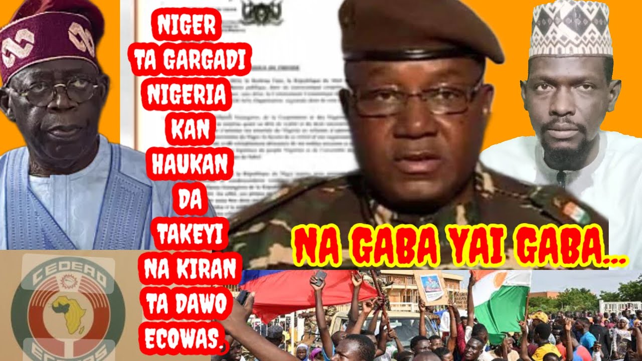 Niger ta aikawa nigeria zazzafan sakon gargadi kan haukan da take na  kiranta ta dawo ecowas.