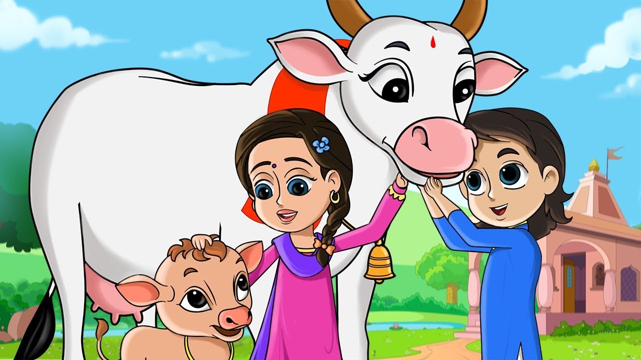 गैया मेरी गईया - Gaiya Meri - Hindi Rhymes For Children - Fun For Kids TV