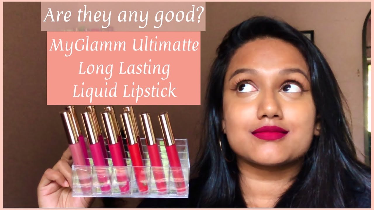MyGlamm Ultimatte Long Lasting Liquid Lipstick | Swatches & Review