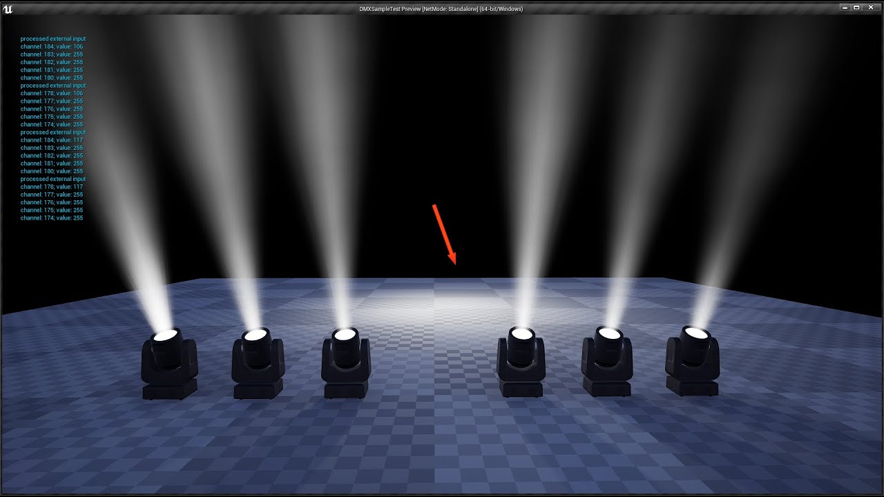 Unreal Engine (custom logic) DMX Output Tutorial