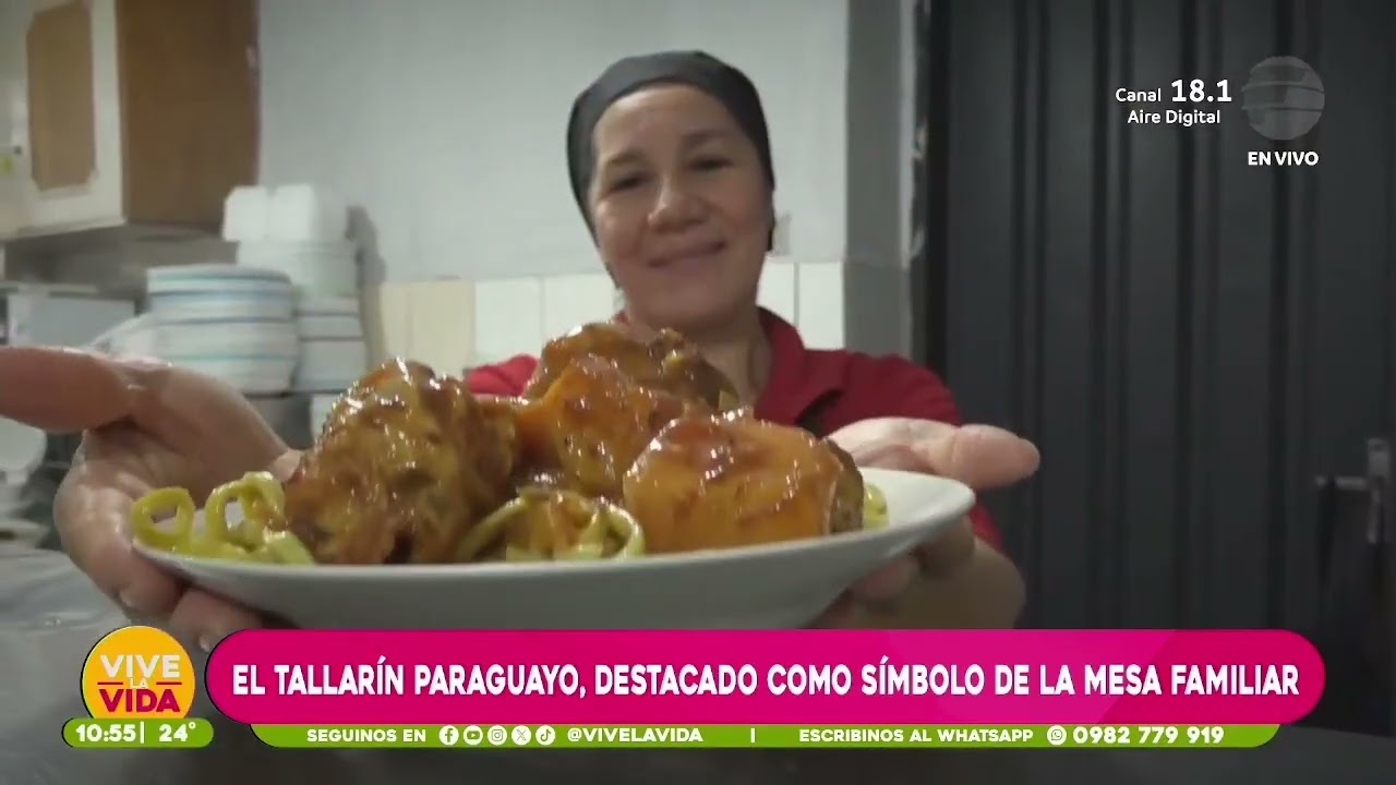 El tallarin paraguayo, destacado como símbolo de la mesa familiar  13 02 26