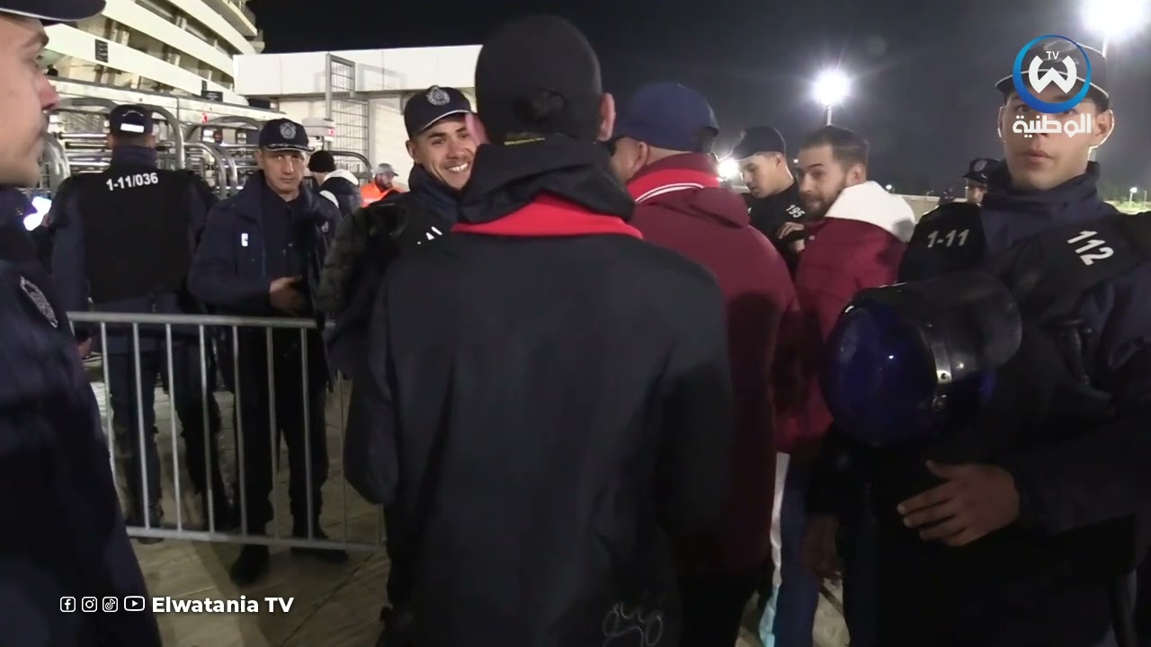 شاهد .. تأمين مقابلة شباب بلوزداد أمام مولودية البيض على مستوى ملعب نيلسون مانديلا ببراقي