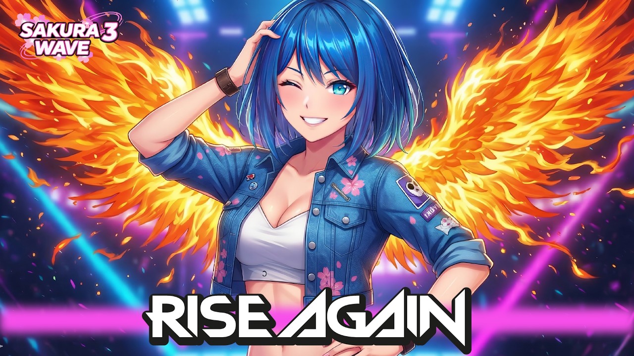 Rise Again - Sakura 3 Wave (J-Pop original | AI Music | Midnight Feelings, Japanese pop)