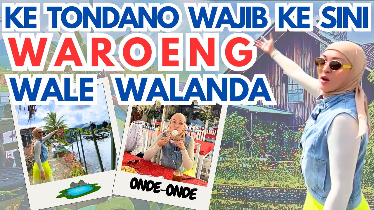 Wale Walanda Spot Foto Dengan Latar Danau Tondano Plus Makanannya Enak!!! #travel #kulinermanado