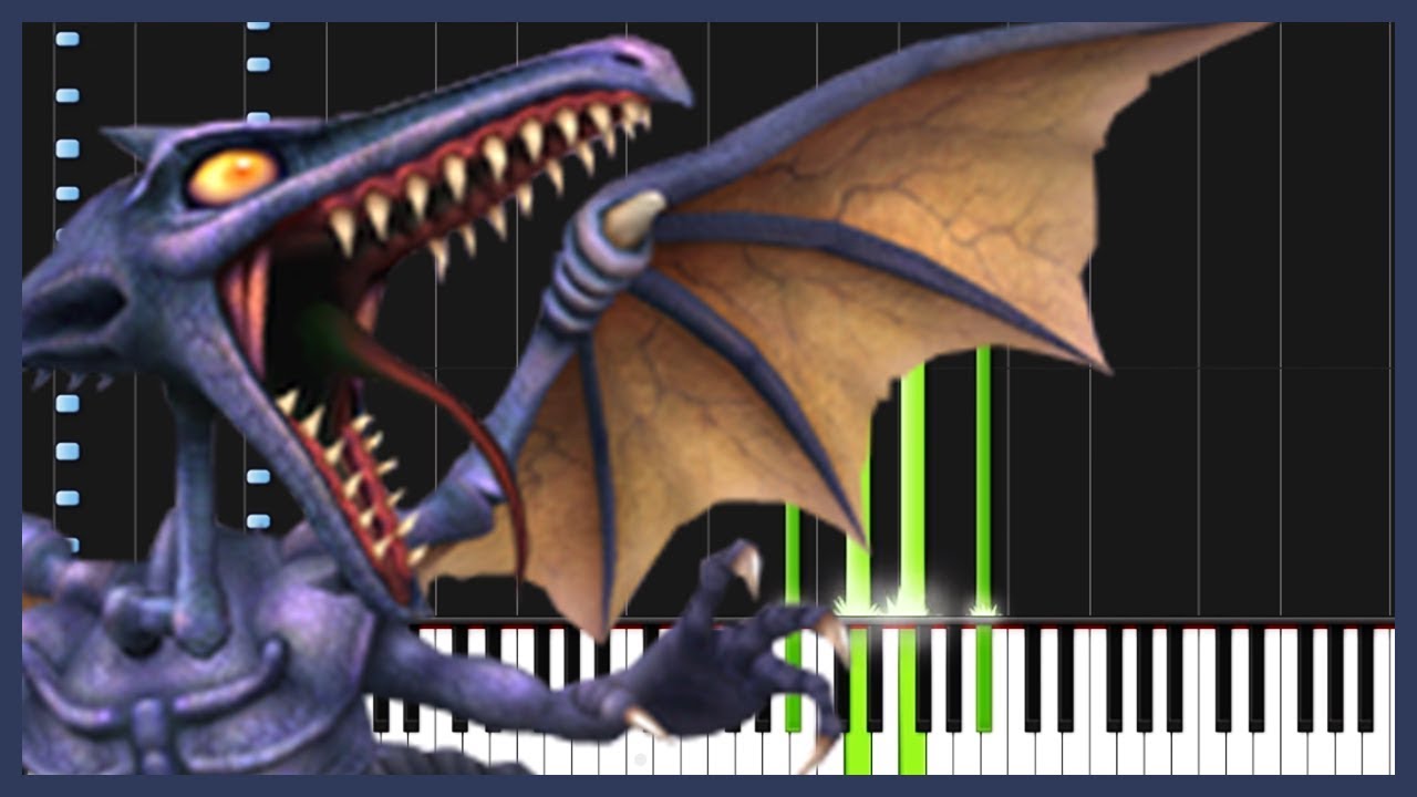 Ridley's Theme - Super Metroid [Piano Tutorial] (Synthesia) // DS Music