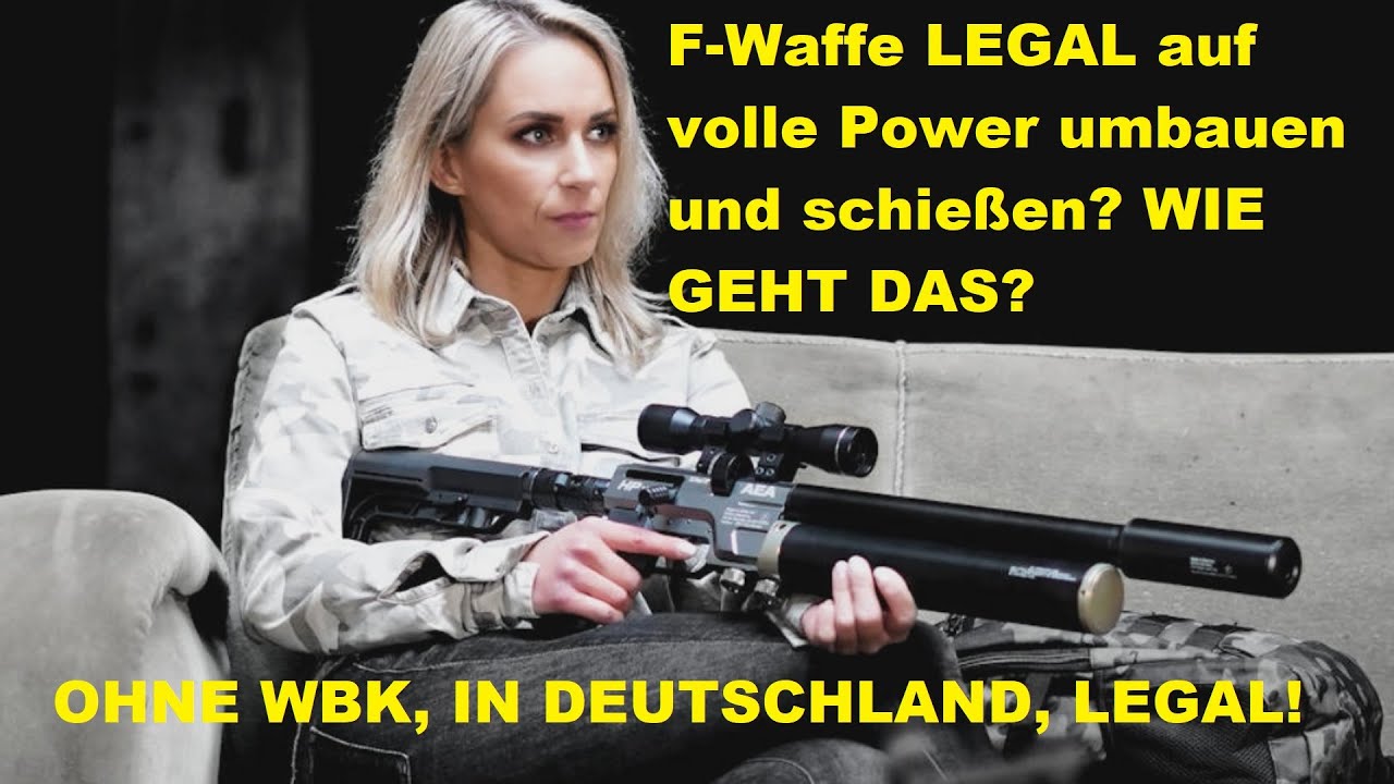 Monster Luftgewehre legal umbauen! Riesen Gesetzesl&uuml;cke gefunden.