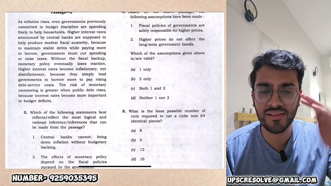 Score 100+ in CSAT 2026: Master Reading Comprehension (2024 PYQ Solutions)