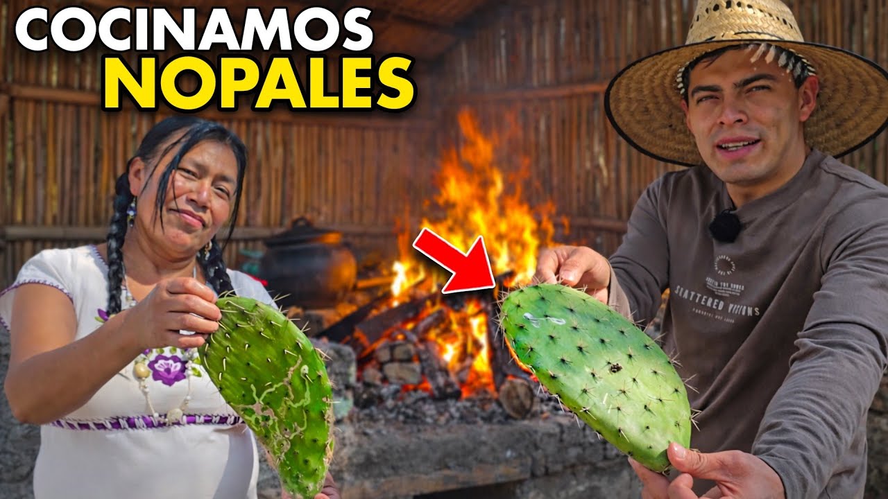 Fui a cortar NOPALES y los COCINAMOS 