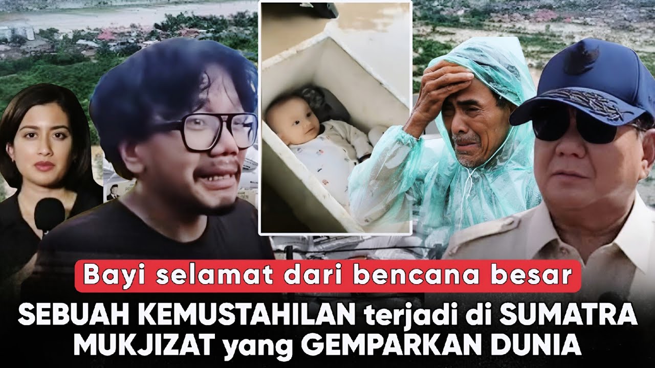Dunia Gak Percaya, Bayi Selamat Usai Berhari2 Hilang ‘Minum Air Banjir” Mukjizat Banjir di Sumatera