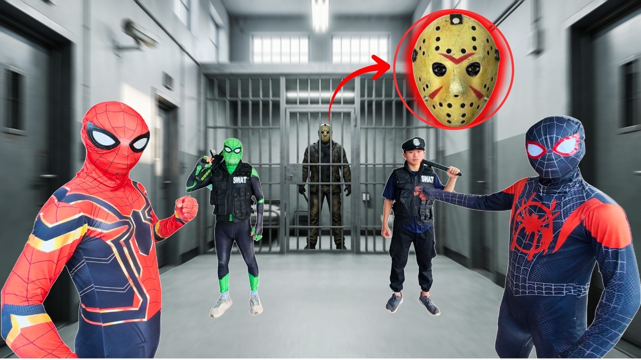 Team Spider-Man Tracks Down Maniac Jason Voorhees at a Federal Penitentiary ( Action POV )