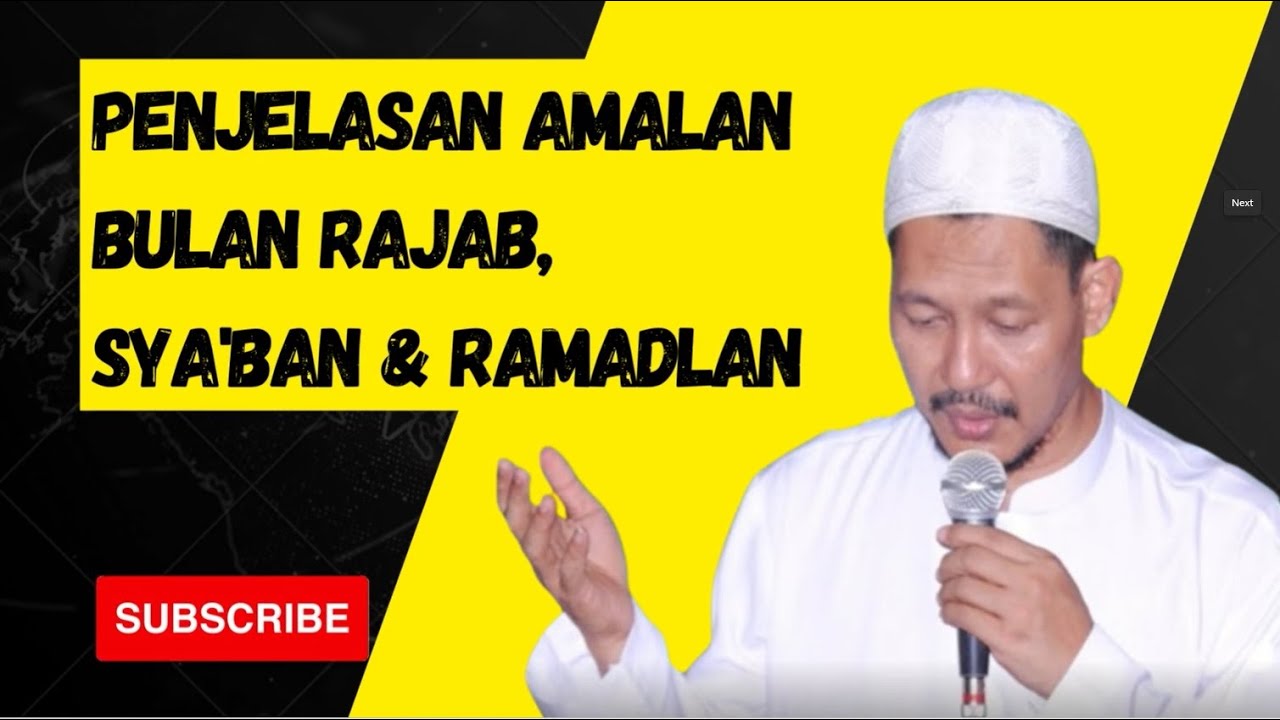 Penjelasan Amalan Bulan Rajab, Sya'ban dan Ramadlan || KH. Ahmad Asnawi Kudus