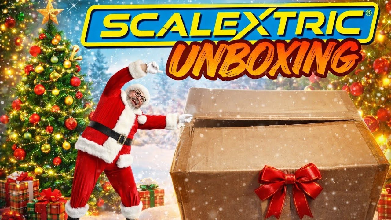 Рождественский спецвыпуск Scalextric | Время распаковки доставки #slotcars #scalextric