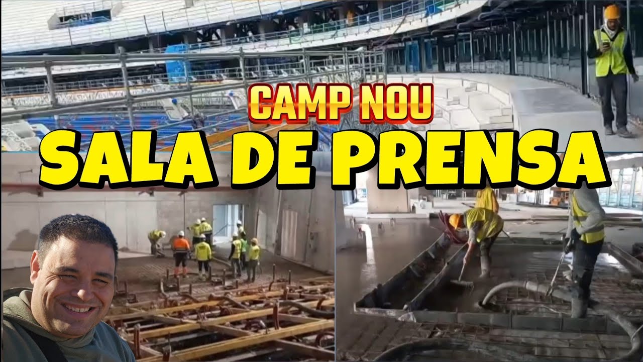 😱 🔥  Ya está en MARCHA | Imágenes de INTERIORES🖤 Obras en el Camp Nou. 