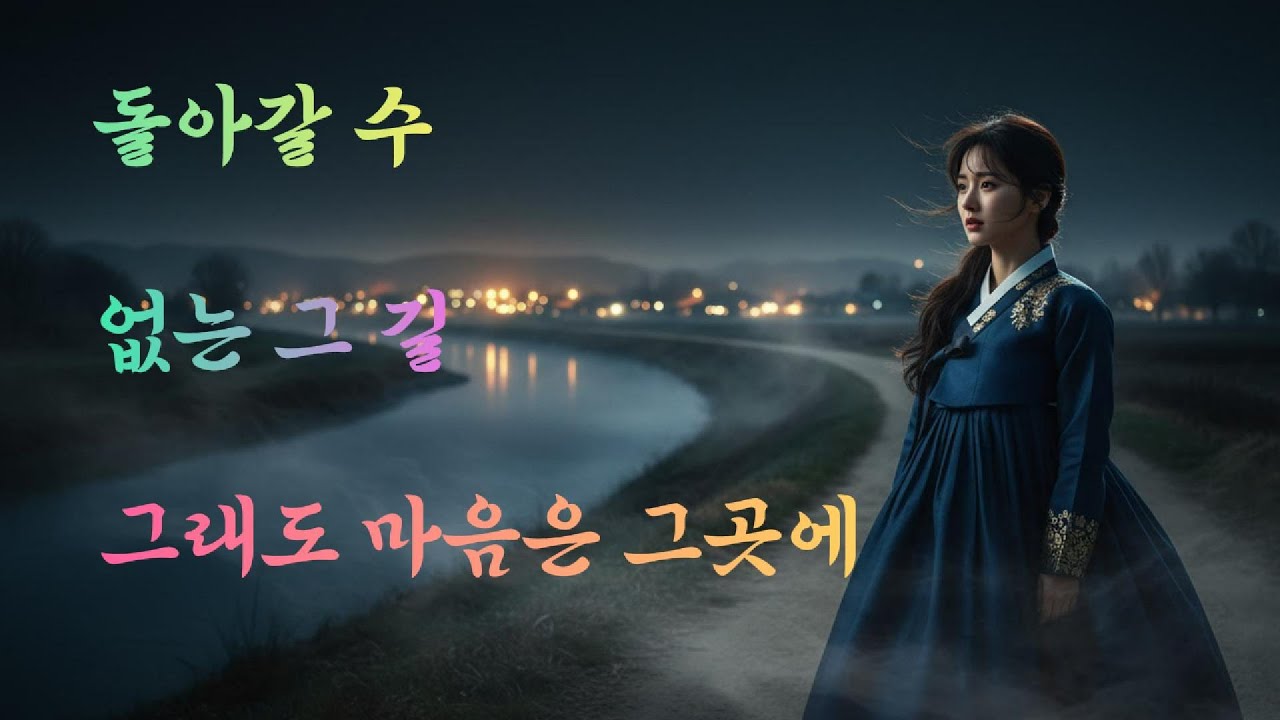 돌아갈 수 없는 그 길/그래도 마음은 그곳에/고향을 떠난 이들의 그리움을 담은 노래/#그리움#트로트 #한국트로트 #5060