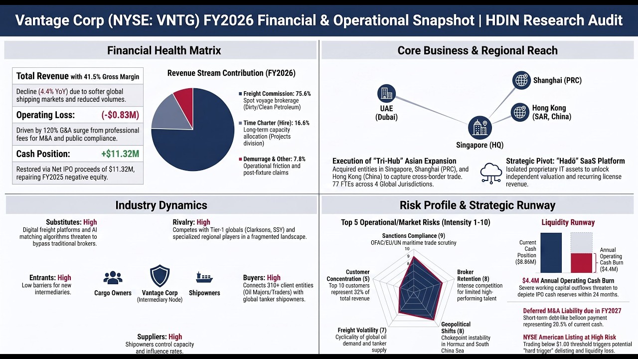 Vantage Corp (NYSE: VNTG): спасет ли IPO на $11,3 млн от утечки наличности в $4,4 млн? Стратегиче...